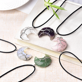 Women Necklace with Tree of Life and Moon Pendant