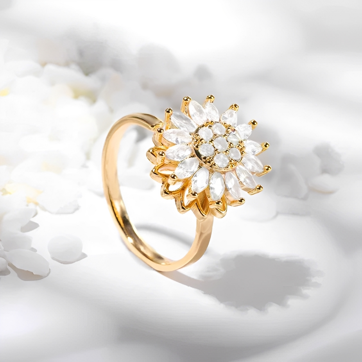 Solaya Sunflower Ring