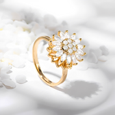 Solaya Sunflower Ring