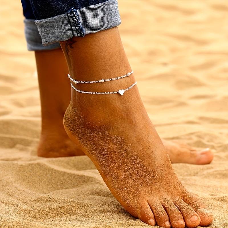 Mini Heart Anklet