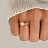 Leah Flower Ring