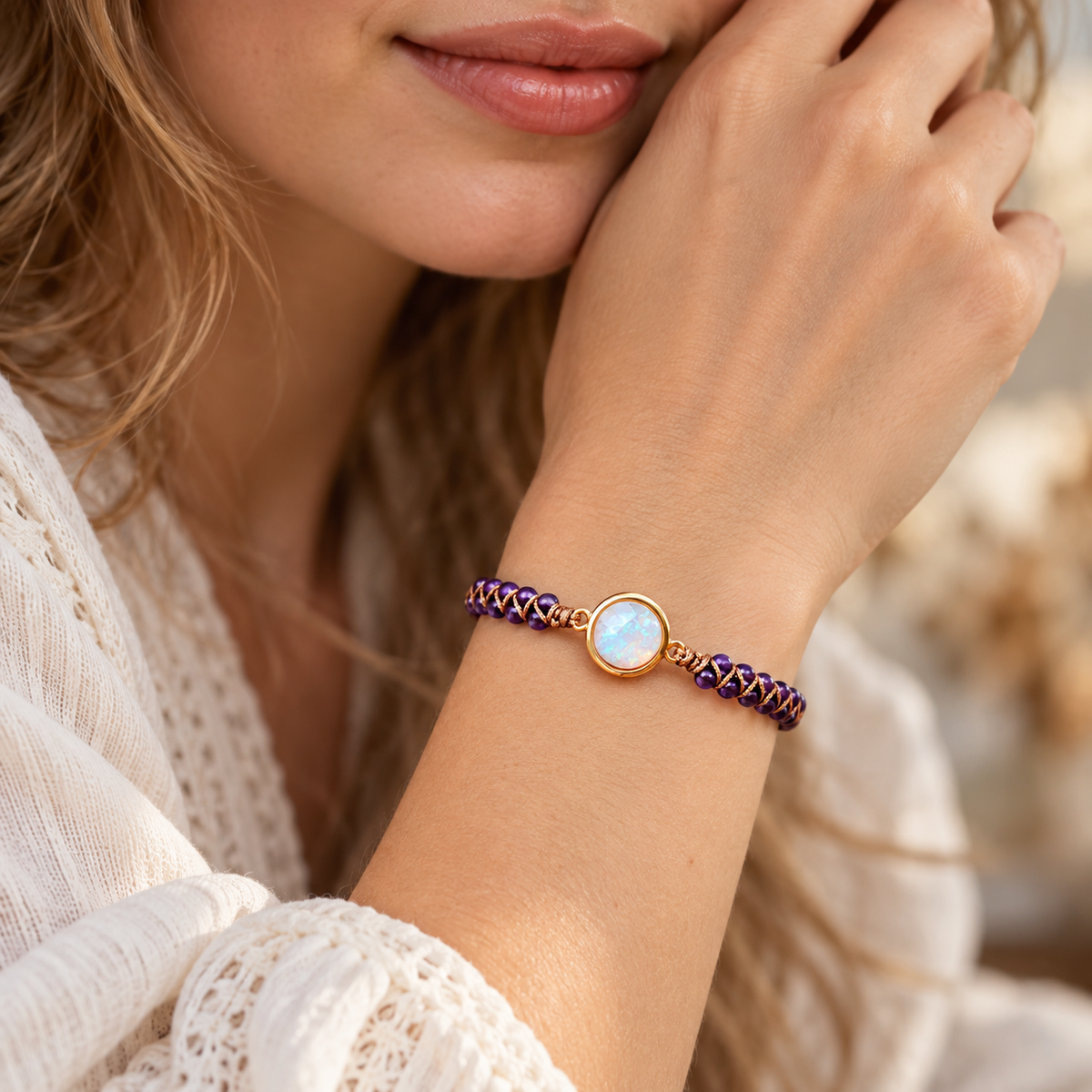 Women's Adjustable Bead Bracelet