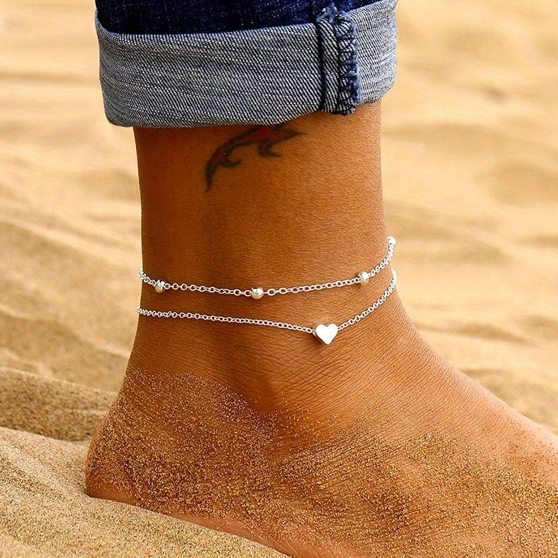 Mini Heart Anklet