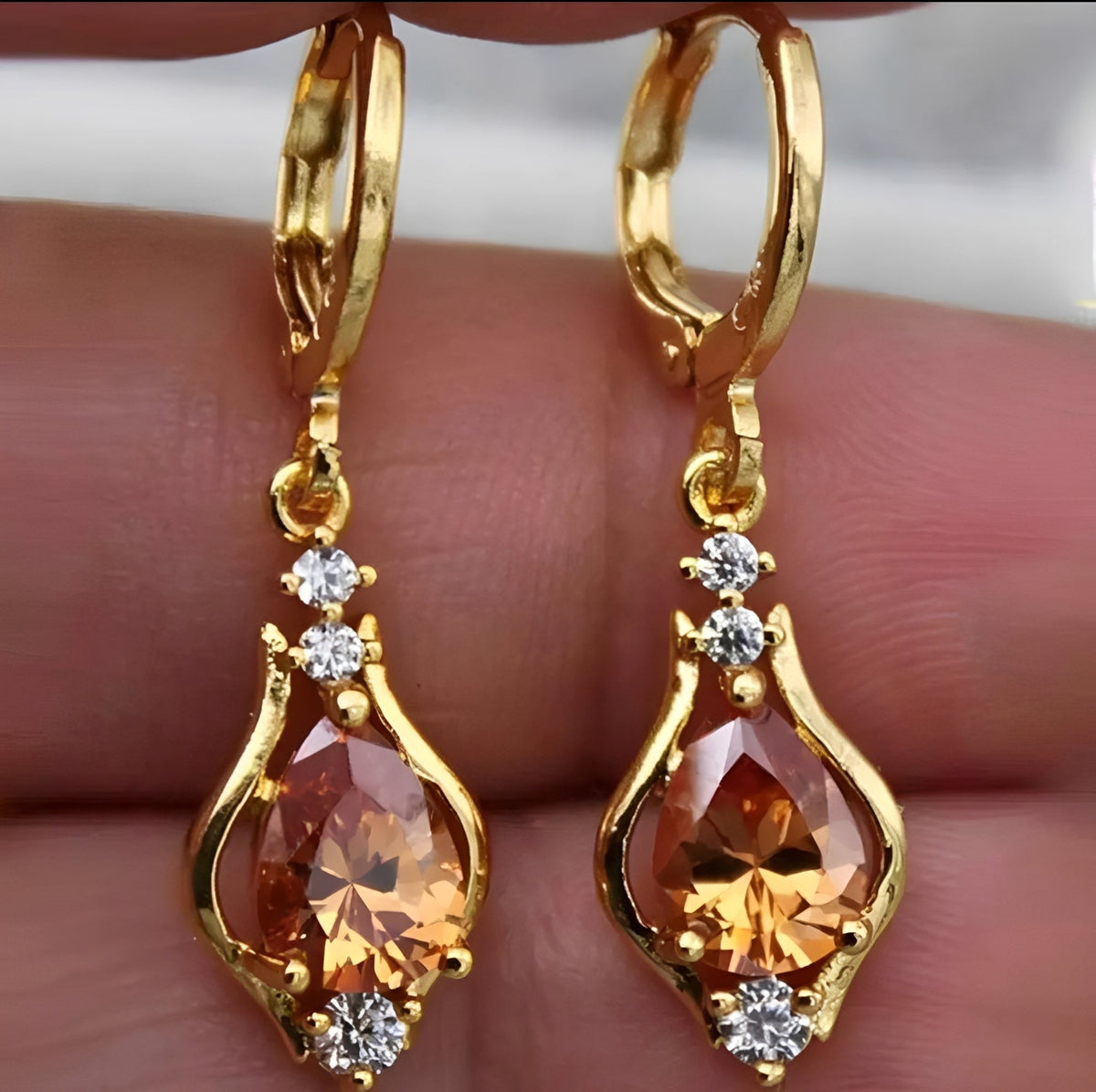 Kate Rainbow Heart Earrings