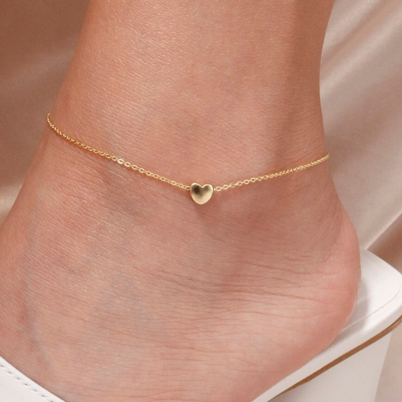 Mini Heart Anklet