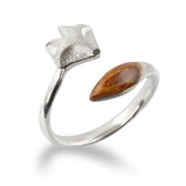 Adjustable Fox Face Ring