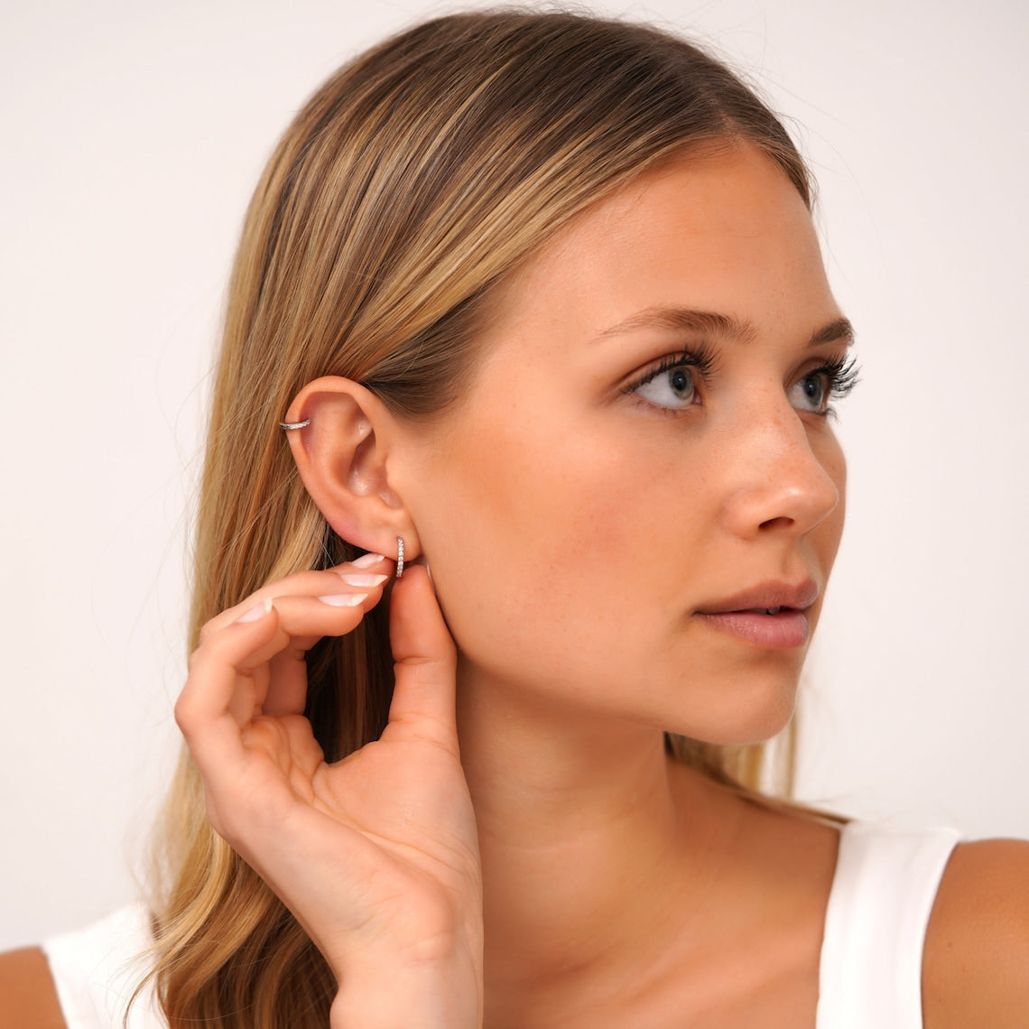 Minimalist Huggie Hoop Earrings