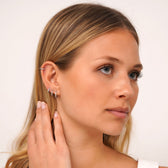Minimalist Huggie Hoop Earrings