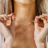 Name Necklace with Letters