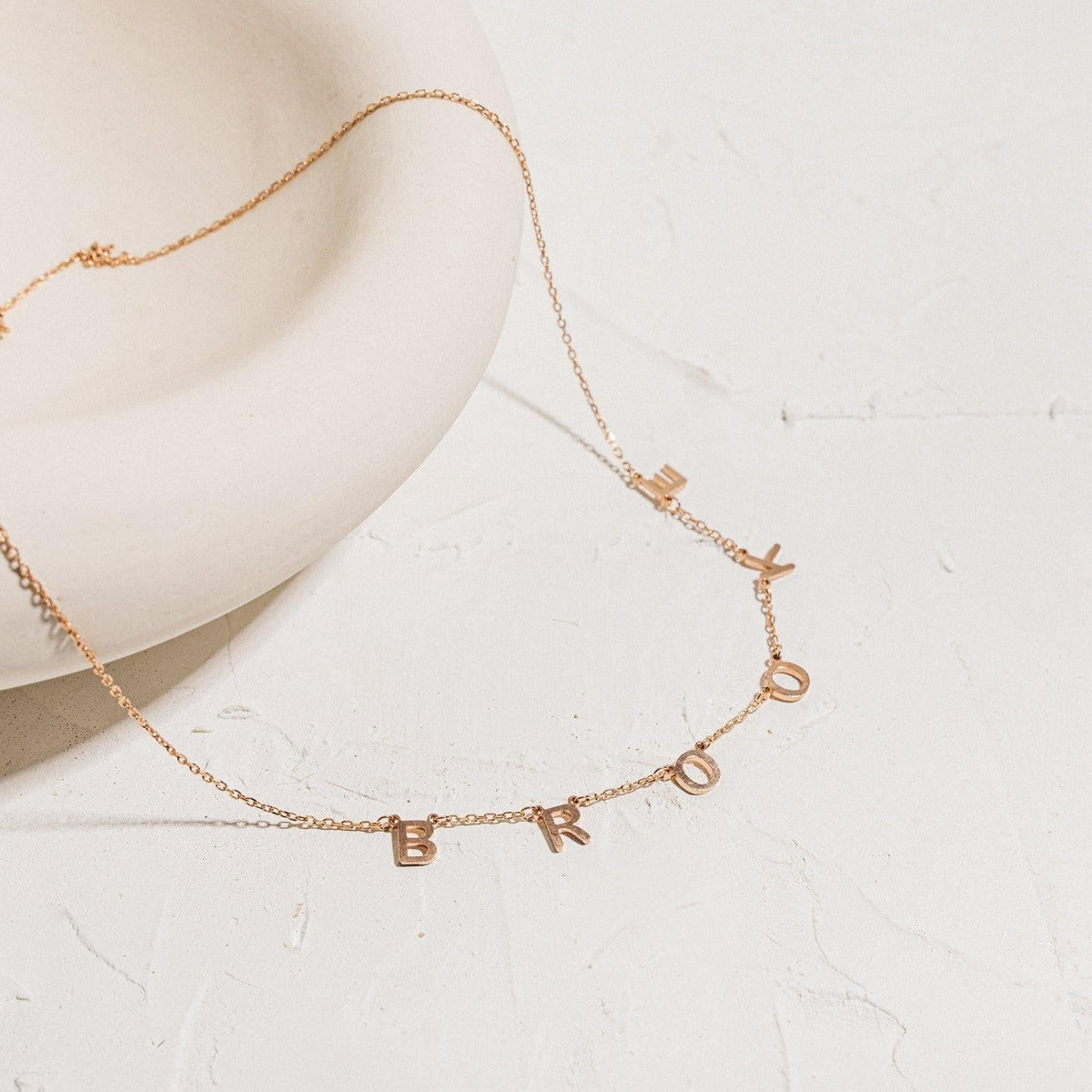 Name Necklace with Letters