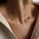 Name Necklace with Letters