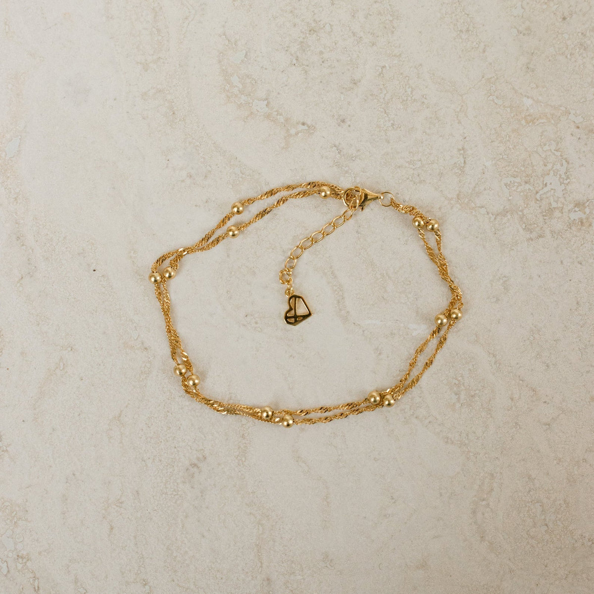 Double Ripple Bead Bracelet