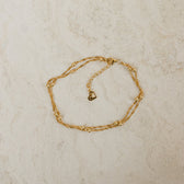 Double Ripple Bead Bracelet
