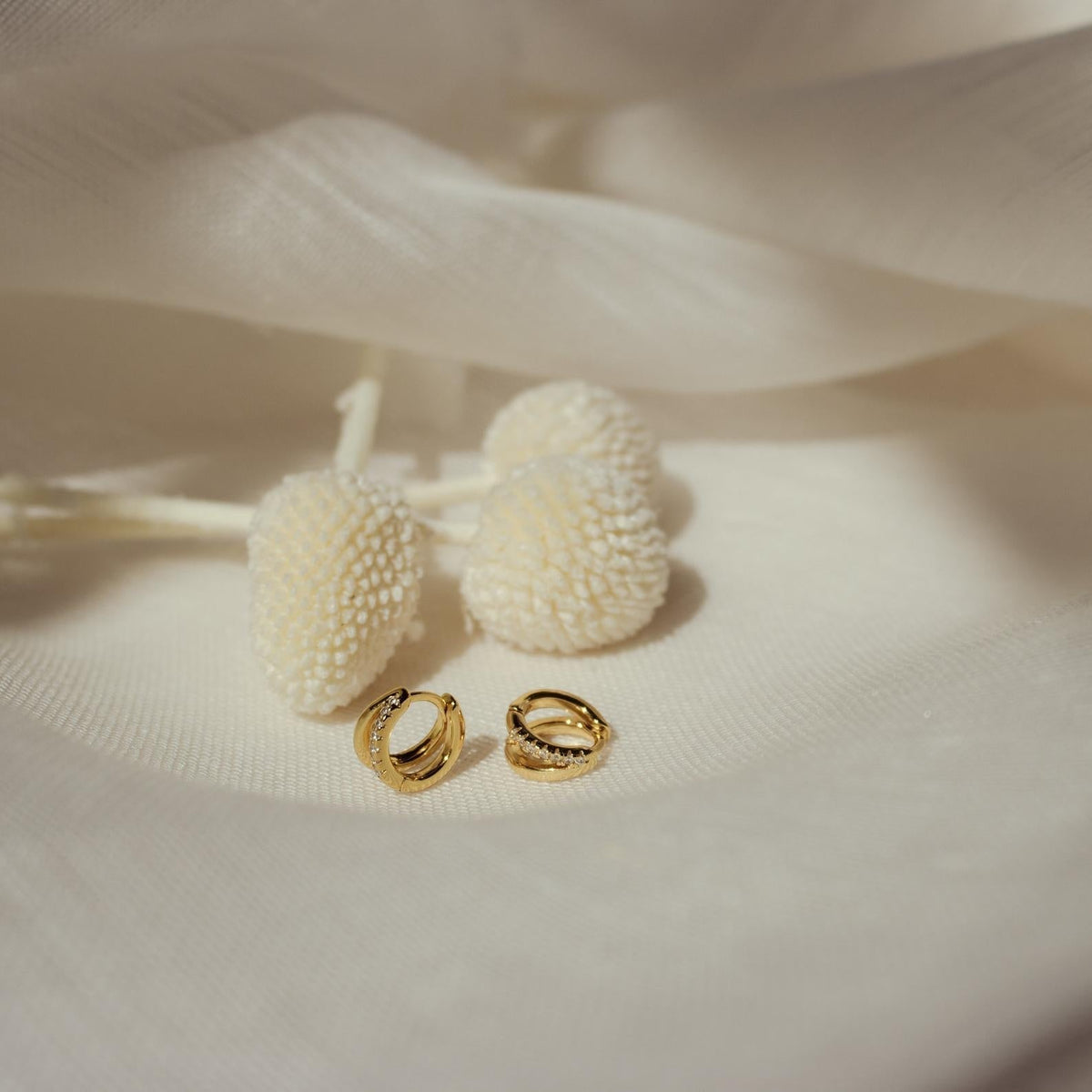 Duo Huggie Earrings