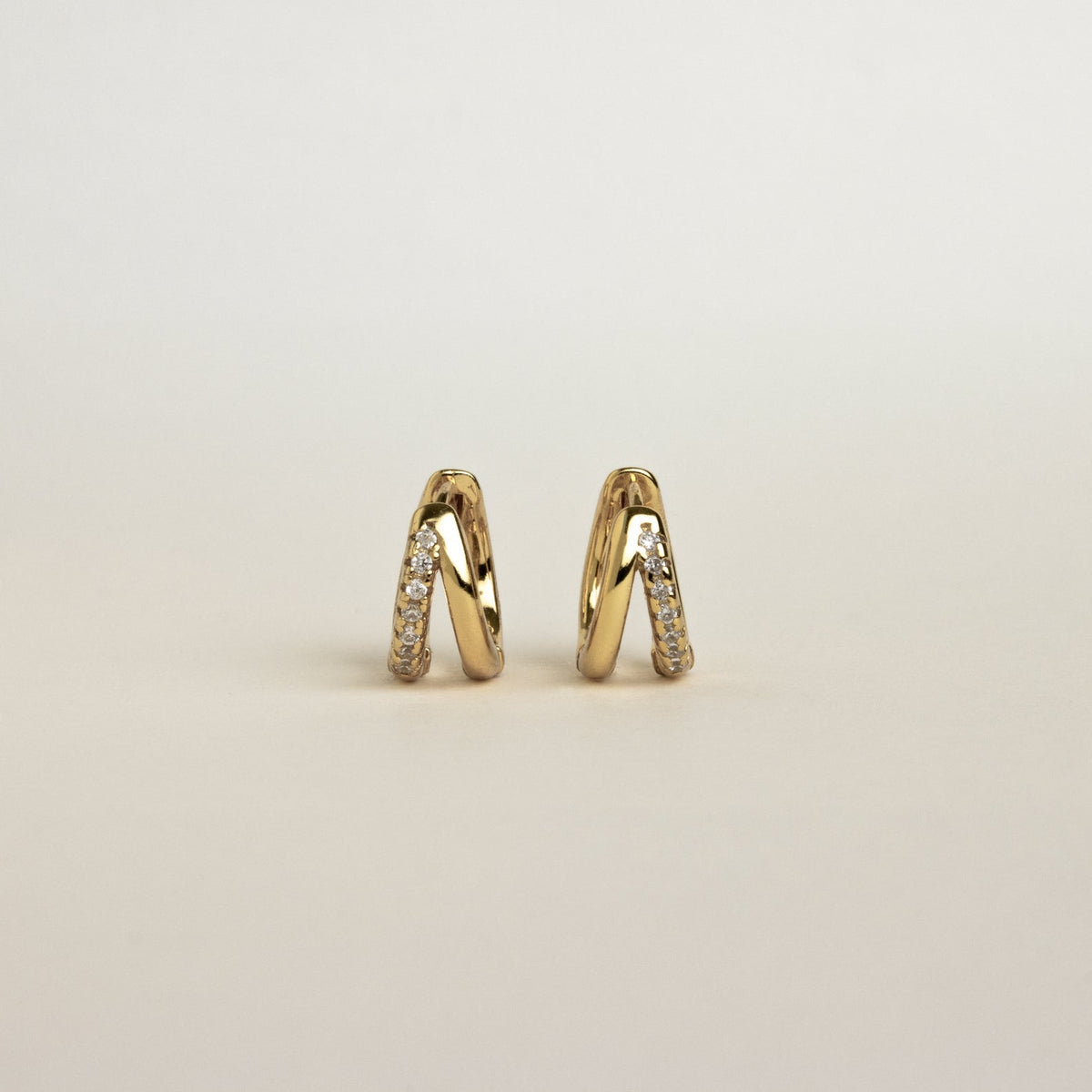 Duo Huggie Earrings