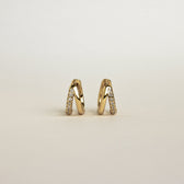 Duo Huggie Earrings