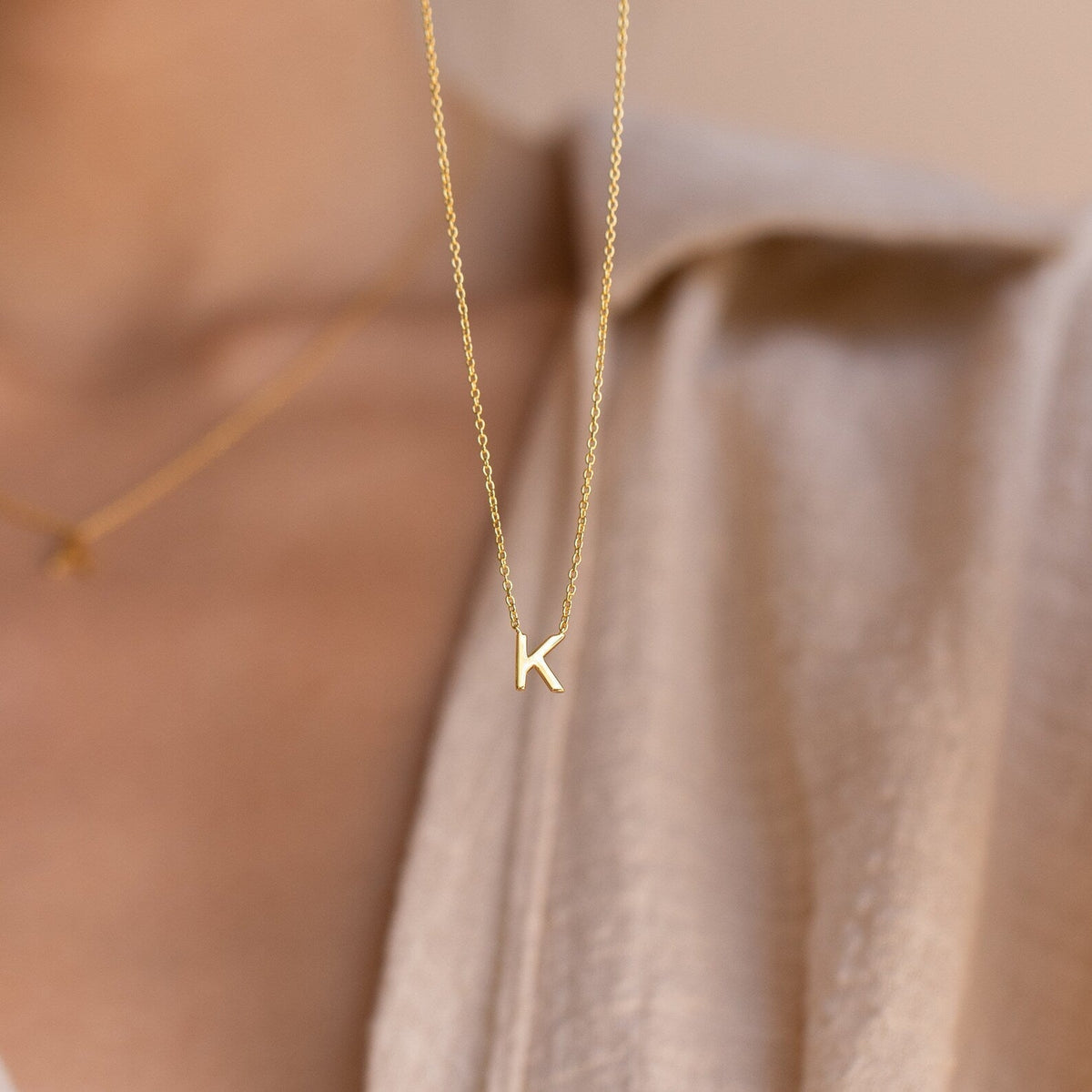 Delicate Necklace with Initials