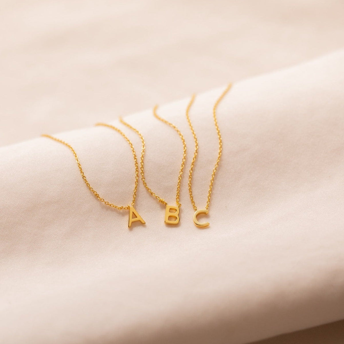 Delicate Necklace with Initials