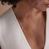 Side Initials Necklace