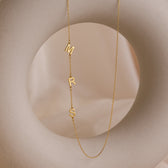 Side Initials Necklace