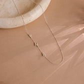 Side Initials Necklace