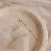 Side Initials Necklace