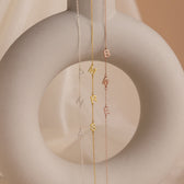 Side Initials Necklace