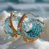 Monica Ocean-Inspired Earrings