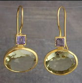 Esmeralda Vintage Green Earrings