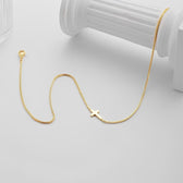 Aurora Necklace with Small Cross Pendant