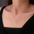 Neko Necklace with Dog and Owner Pendant