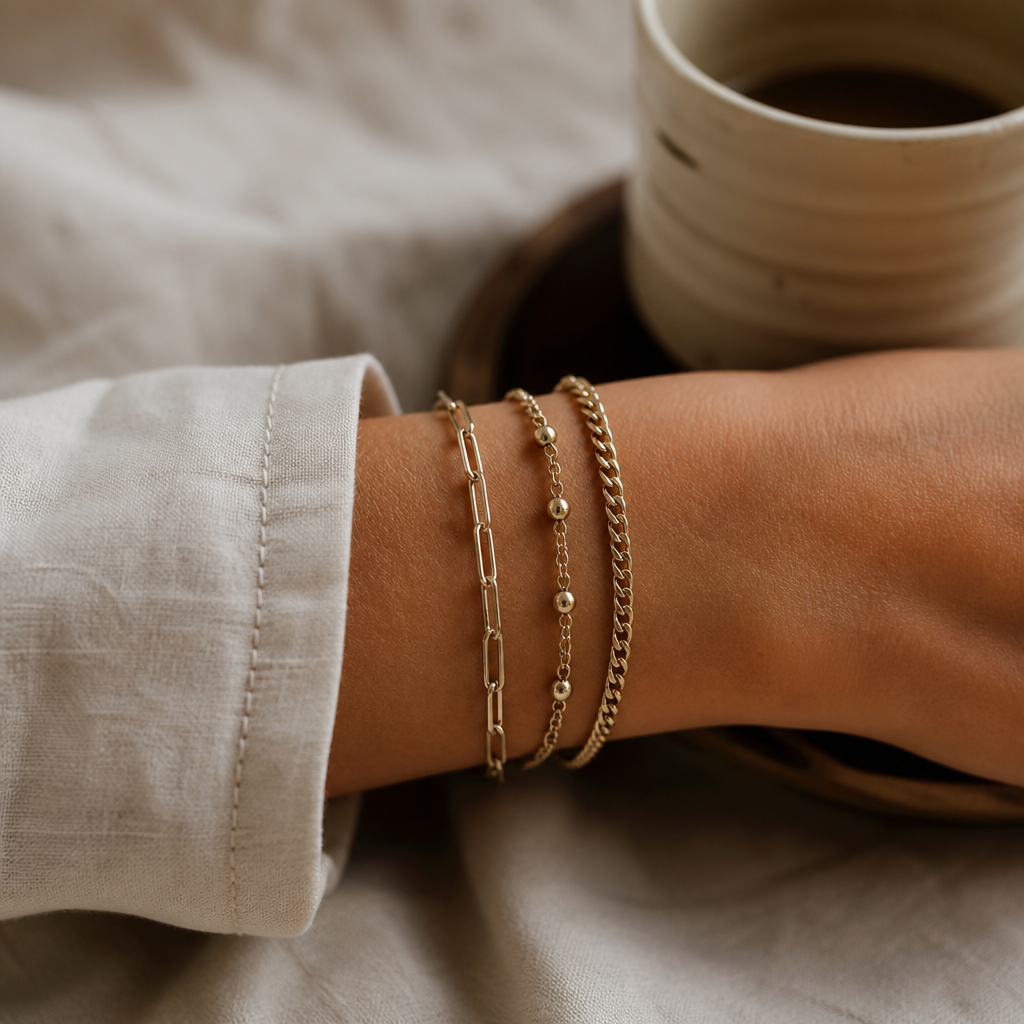 Everyday layered bracelet