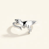 Adjustable Dinosaur Ring with Open Design