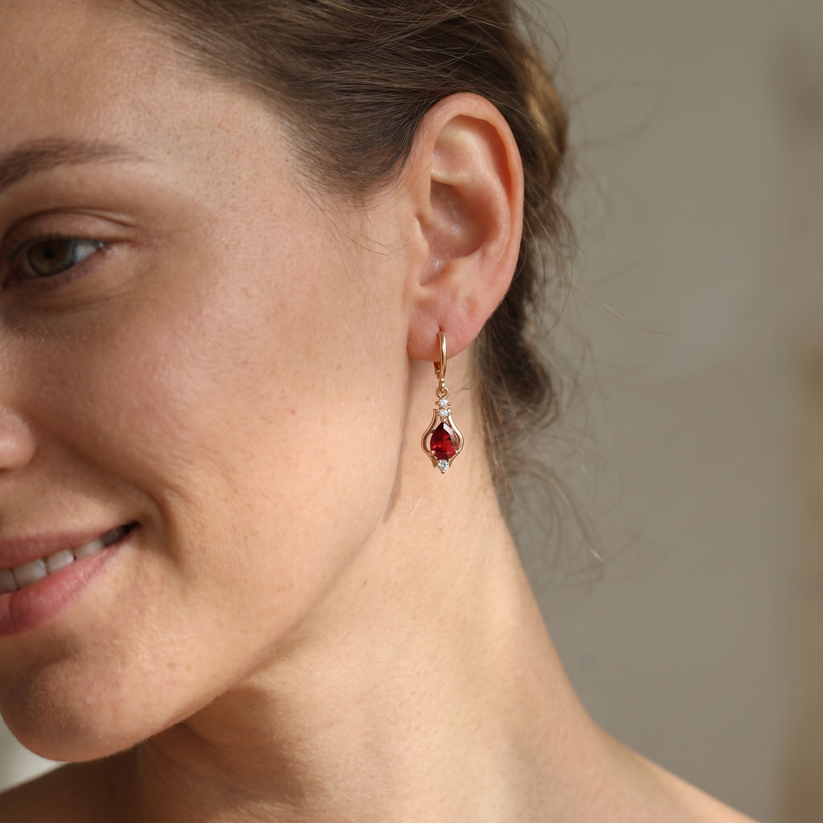 Kate Rainbow Heart Earrings