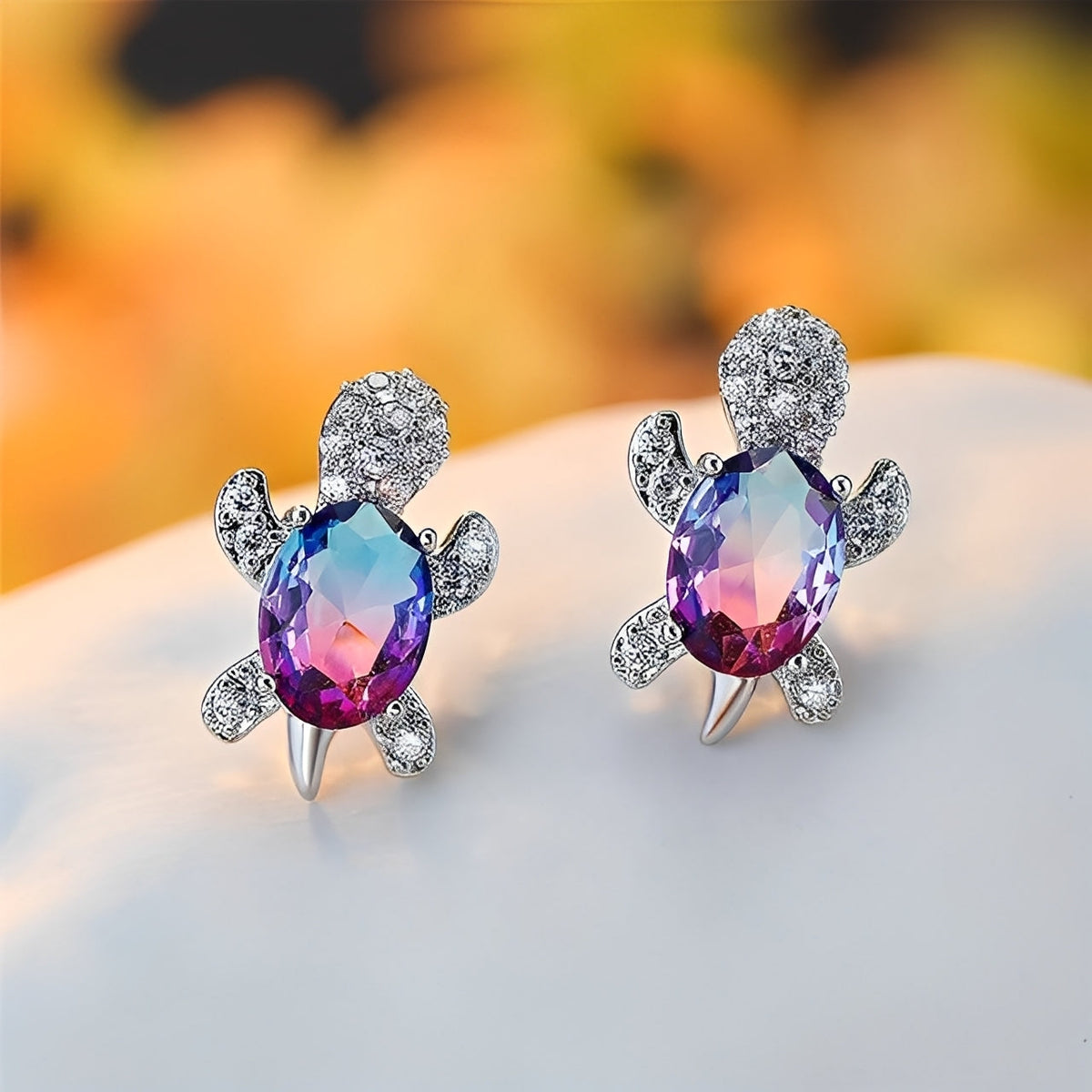 Talia Sea Turtle Earrings
