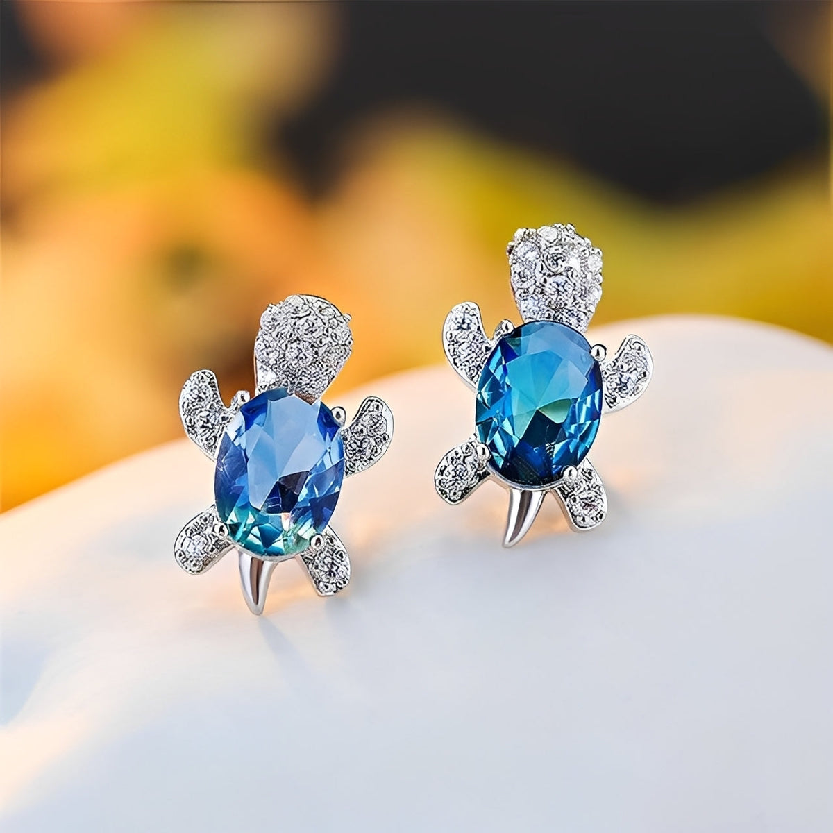 Talia Sea Turtle Earrings