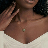 Ladies Necklace with Flower Pendant