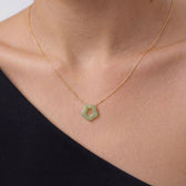 Ladies Necklace with Flower Pendant