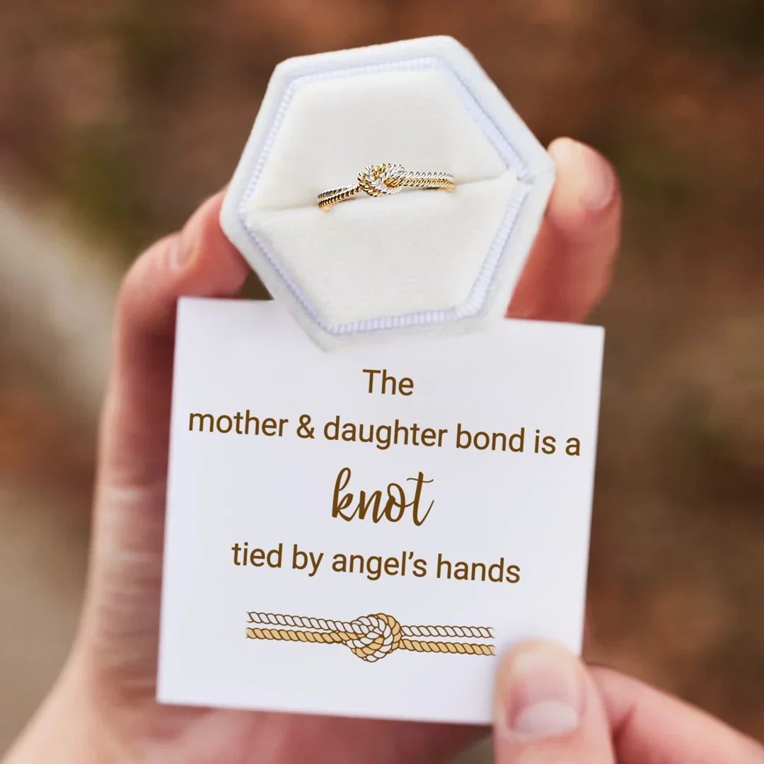 Mother and Daughter Link Ring